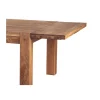 Online Allonge en chêne massif pour table carrée 120x120cm "Lodge Casita" Allonge