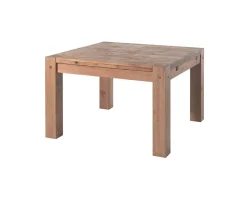 Online Allonge en chêne massif pour table carrée 120x120cm "Lodge Casita" Allonge