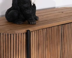 Discount Armoirette arrondie 120 cm en bois exotiques 