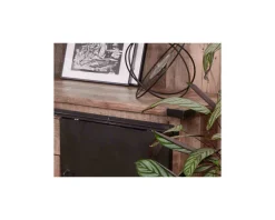 Outlet Bahut industriel portes coulissantes et tiroirs bois 180cm "Caractère" Buffet Et Bahut