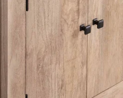 Discount Bahut 4 portes en manguier massif 130cm