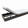 Discount Bain de soleil aluminium et tissu gris clair 1 place "Lisboa" Bain De Soleil