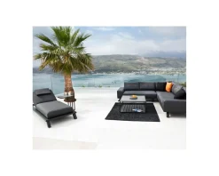 New Bain de soleil haut de gamme anthracite tissu Sunbrella "Nusa Pedina" Bain De Soleil
