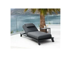 New Bain de soleil haut de gamme anthracite tissu Sunbrella 