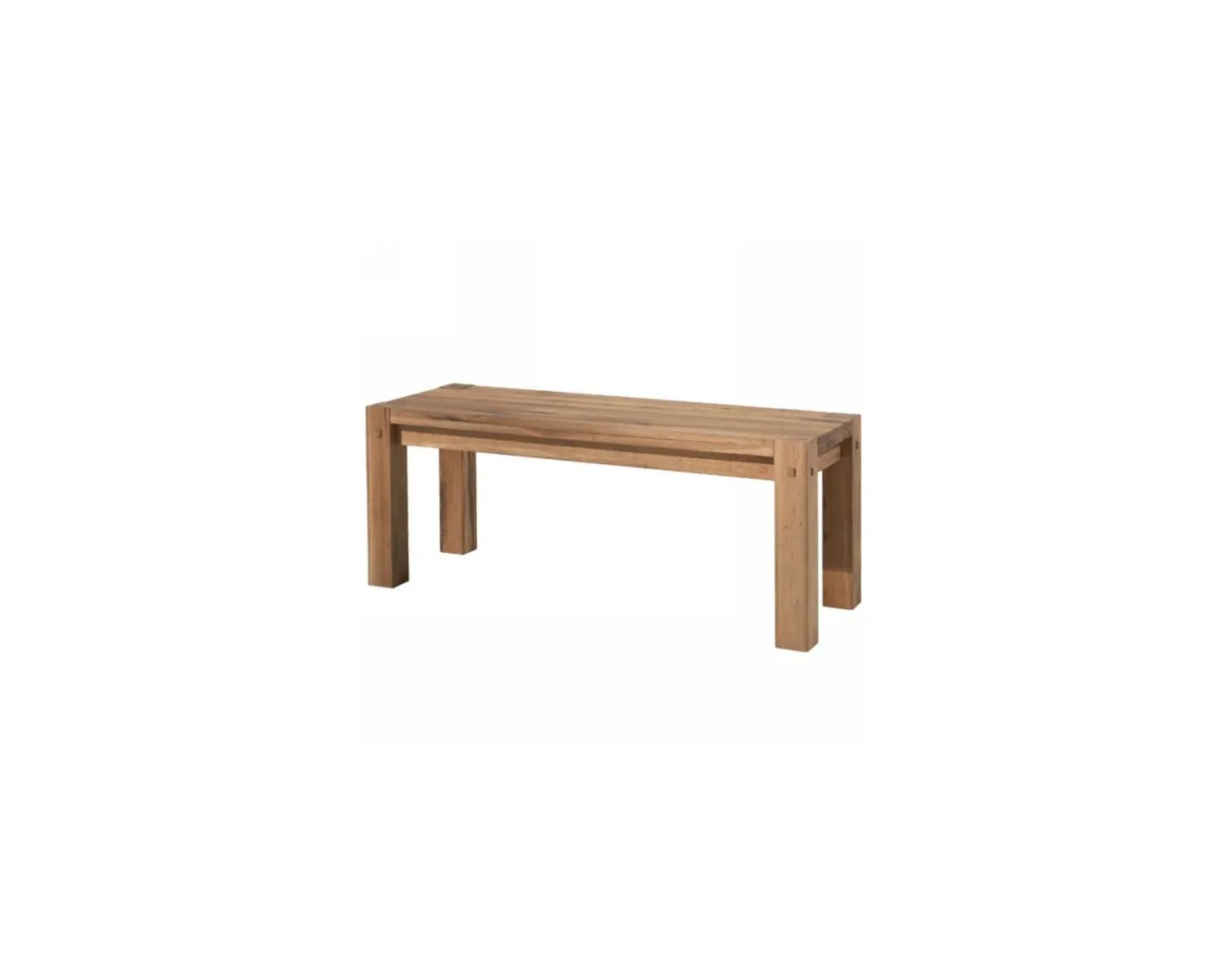 Clearance Banc de table ou d’entrée en chêne massif huilé 153 cm "Lodge Casita" Banc