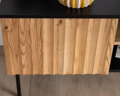 Best Banc TV 160 cm deux portes en frêne massif huilé 
