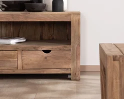 Online Banc TV 200 cm épuré en palissandre 