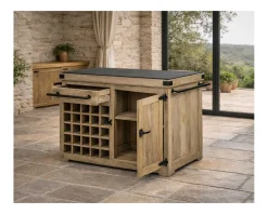 Outlet Billot de cuisine bois massif 