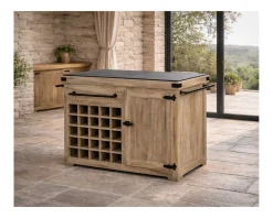 Outlet Billot de cuisine bois massif 