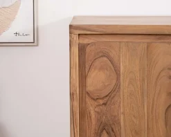 Outlet Buffet design épuré en acacia