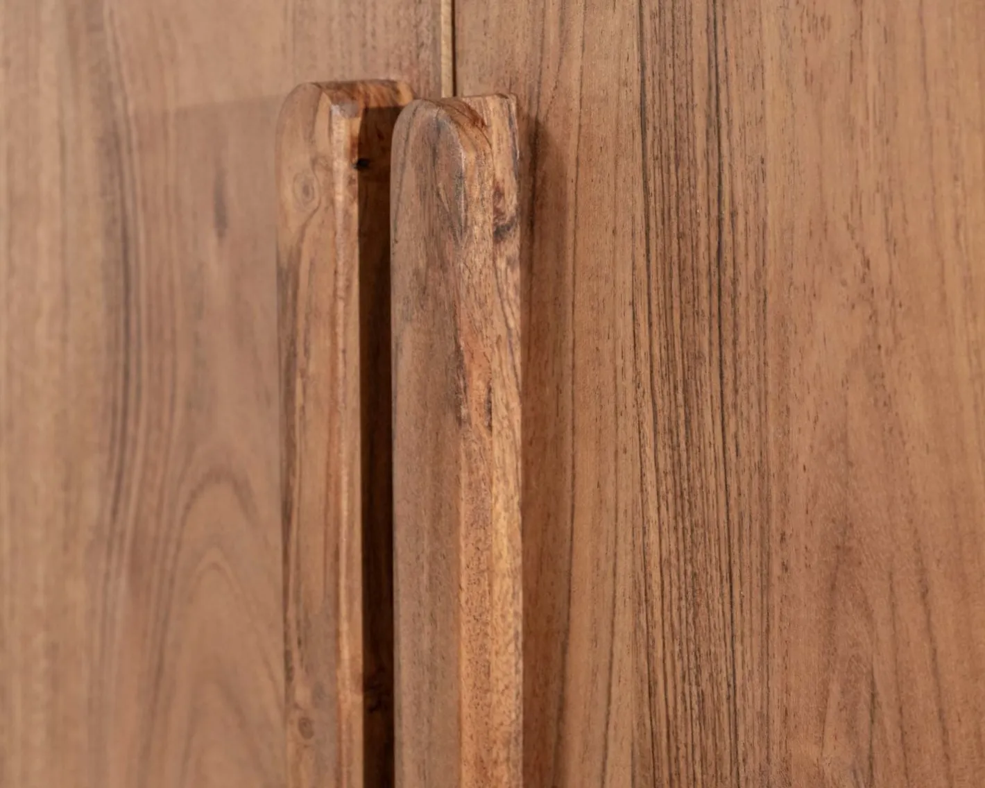 Outlet Buffet design épuré en acacia "Melody" 3 portes 145 cm Buffet Et Bahut