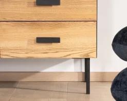 Outlet Buffet en frêne massif style newtro
