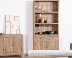Best Buffet haut en manguier massif finition sablée largeur 87cm "Maestro" Buffet Et Bahut