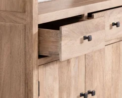 Best Buffet haut en manguier massif finition sablée largeur 87cm 