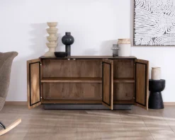 New Buffet 3 portes en manguier style épuré 