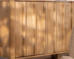 Online Buffet 4 portes esprit zen en manguier massif naturel 4 portes « Sicaly » 180 cm Buffet Et Bahut