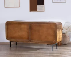 Clearance Buffet 4 portes style newtro en manguier