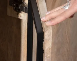 Online Buffet épuré en manguier massif 180 cm 3 portes et tiroirs 
