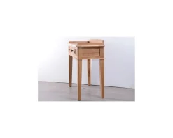 Hot Bureau chêne massif 3 tiroirs "Campagnol" Console|Meuble D'Entrée