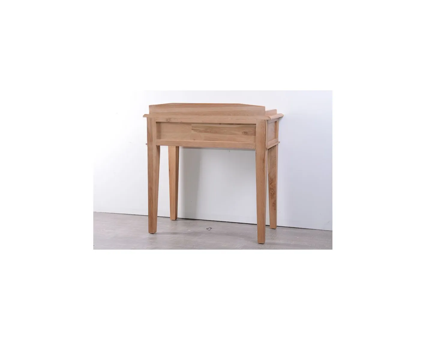 Hot Bureau chêne massif 3 tiroirs "Campagnol" Console|Meuble D'Entrée