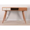 Clearance Bureau vintage en palissandre tiroirs gris et bois "Vintage grey" Bureau