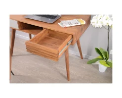 Clearance Bureau vintage en palissandre tiroirs gris et bois 
