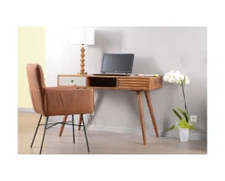 Clearance Bureau vintage en palissandre tiroirs gris et bois 