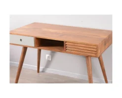 Clearance Bureau vintage en palissandre tiroirs gris et bois 