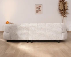 Clearance Canapé avec assise électrique et méridienne à droite