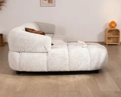 Canapé avec extension électrique et méridienne