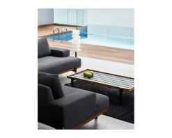 Best Canapé d'angle extérieur haut de gamme tissu Sunbrella 
