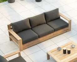 Discount Canapé de jardin 3 places haut de gamme 