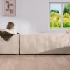 Canapé modulaire en angle en tissu bouclette beige "Alcazar" Canapé D'Angle|Canapé Modulable