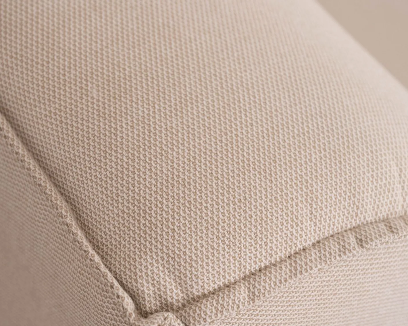 Discount Canapé outdoor en 2 modules "Sunset Bay" tissu spécial extérieur crème Canapé De Jardin