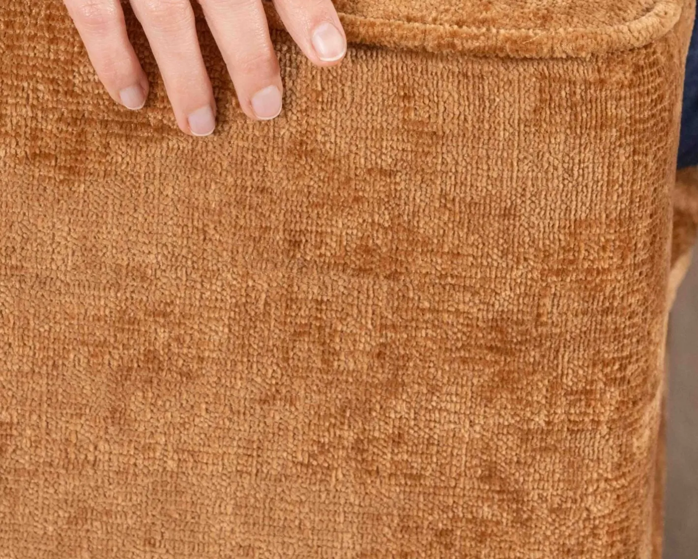 Sale Canapé 2 places contemporain esprit cosy “Odéa” en tissu jaune moutarde Canapé 3 Places|Canapé Droit Fixe