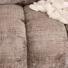 Best Canapé 3 places ultra-cosy en tissu velours gris cendré "Milow" Canapé 3 Places|Canapé Droit Fixe