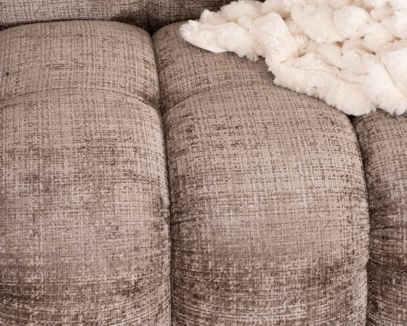 Best Canapé 3 places ultra-cosy en tissu velours gris cendré "Milow" Canapé 3 Places|Canapé Droit Fixe