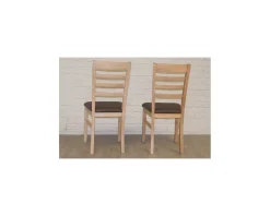 Online Chaise assise bycast chêne "Bella" Chaise