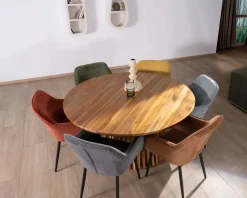 New Chaise contemporaine avec accoudoirs