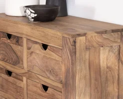 Outlet Commode en palissandre à 8 tiroirs "Kalanohé" Commode