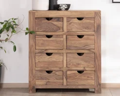 Outlet Commode en palissandre à 8 tiroirs