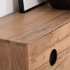 Commode rétro 8 tiroirs en acacia naturel "Spot" Commode