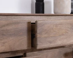 Clearance Commode 9 tiroirs en bois massif de manguier