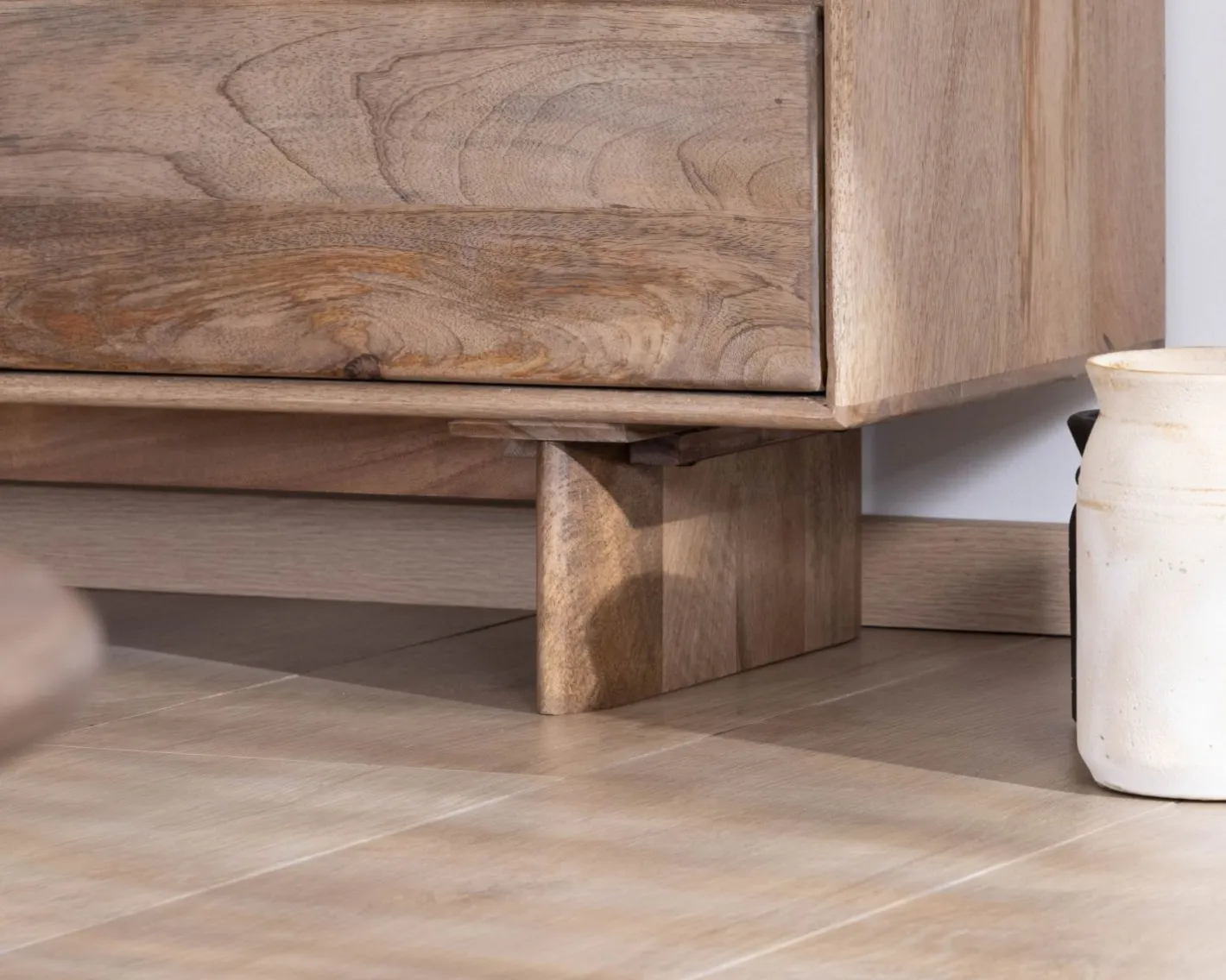 Clearance Commode 9 tiroirs en bois massif de manguier "Geta" Style Japandi Rangement|Commode