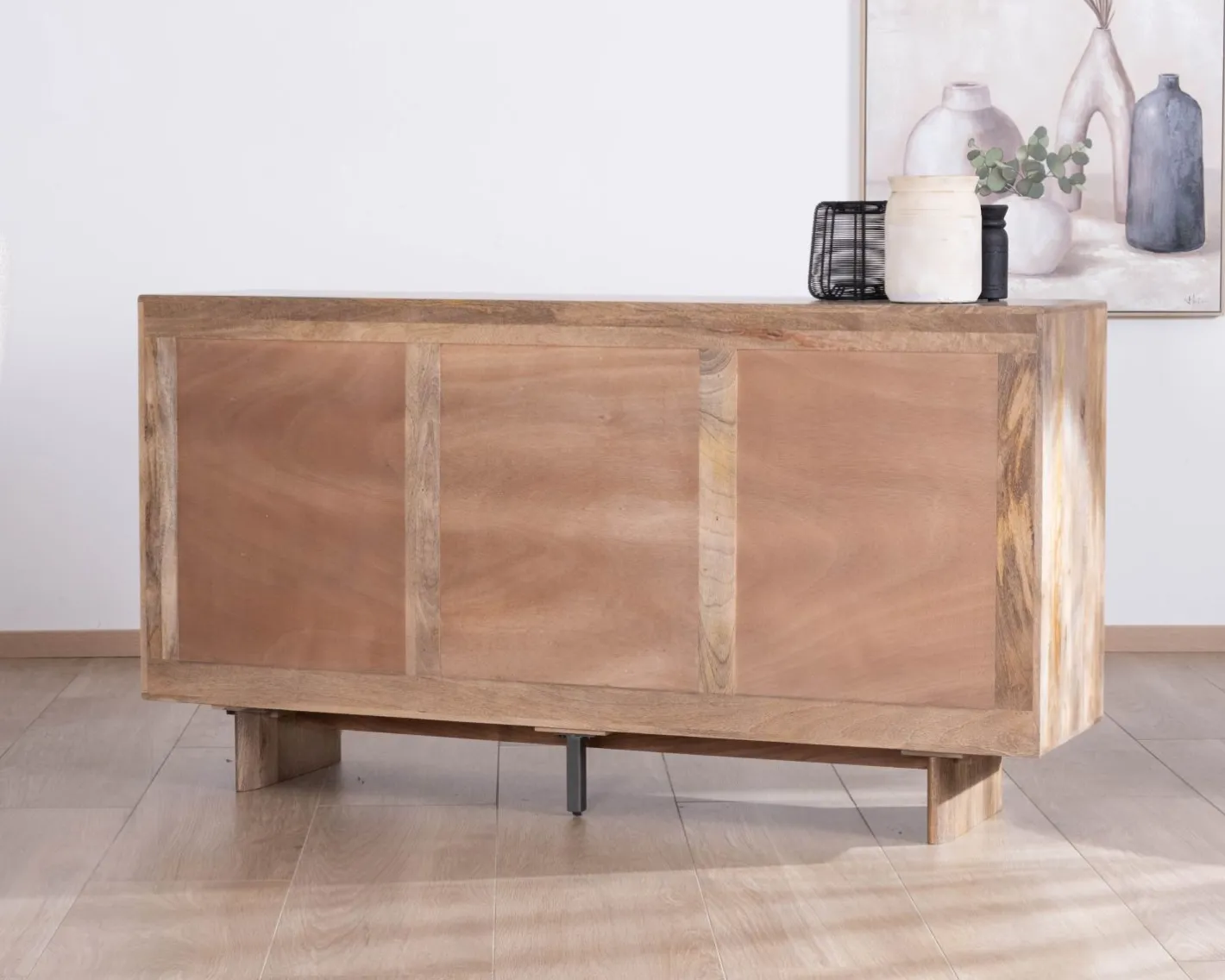Clearance Commode 9 tiroirs en bois massif de manguier "Geta" Style Japandi Rangement|Commode