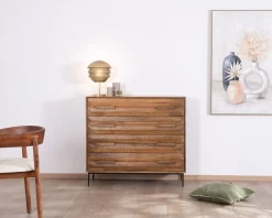 Sale Commode 4 tiroirs grande largeur 
