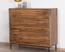 Sale Commode 4 tiroirs grande largeur 