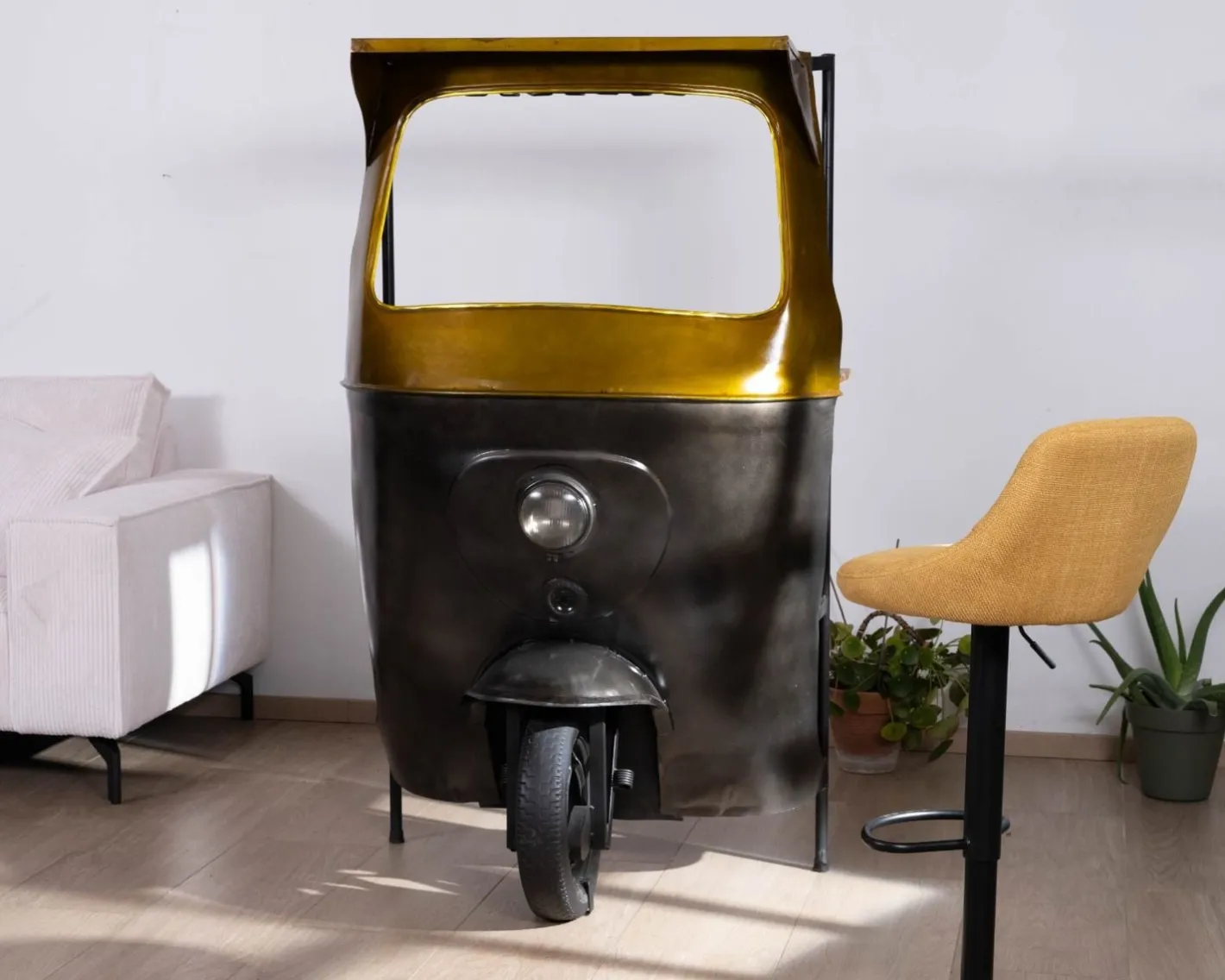 Best Comptoir de bar aspect Tuk-tuk indien esprit récup "Crazy" Meuble De Bar