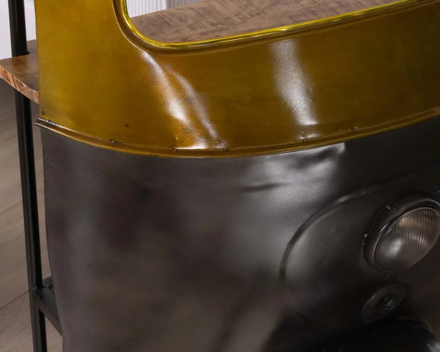 Best Comptoir de bar aspect Tuk-tuk indien esprit récup "Crazy" Meuble De Bar