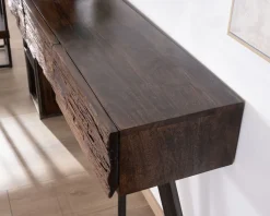 Outlet Console design et originale en bois et métal 